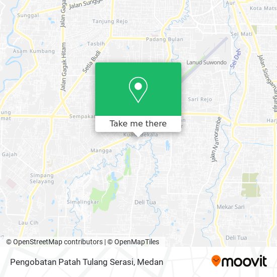 Pengobatan Patah Tulang Serasi map