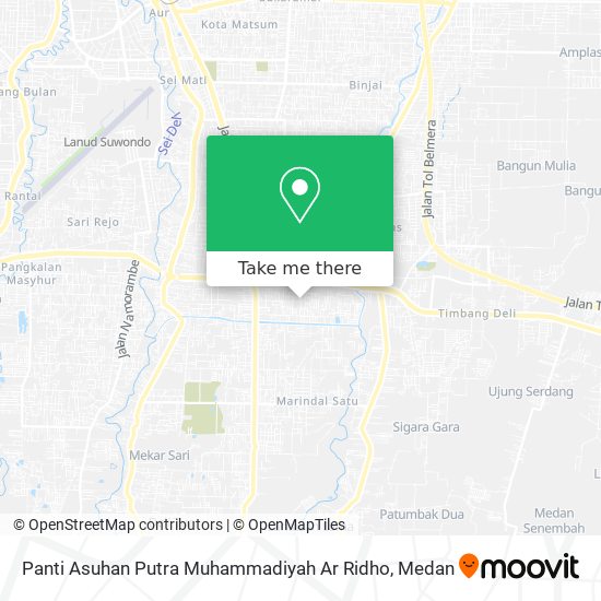 Panti Asuhan Putra Muhammadiyah Ar Ridho map