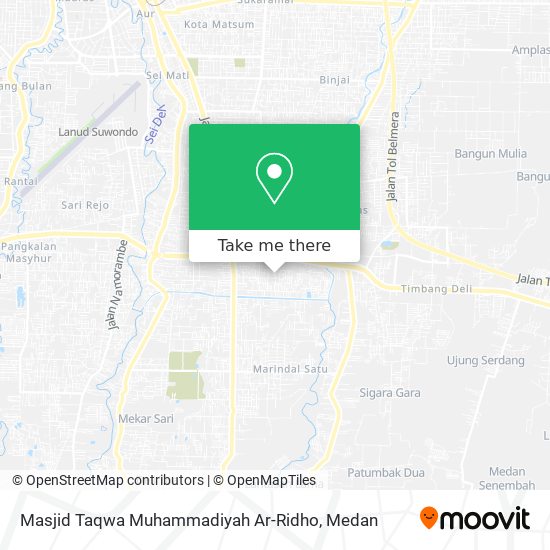 Masjid Taqwa Muhammadiyah Ar-Ridho map