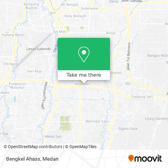 Bengkel Ahass map