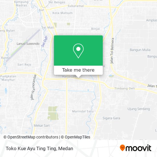 Toko Kue Ayu Ting Ting map