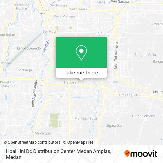 Hpai Hni Dc Distribution Center Medan Amplas map