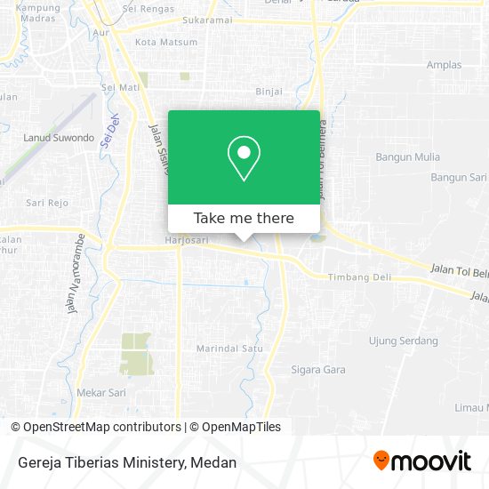 Gereja Tiberias Ministery map