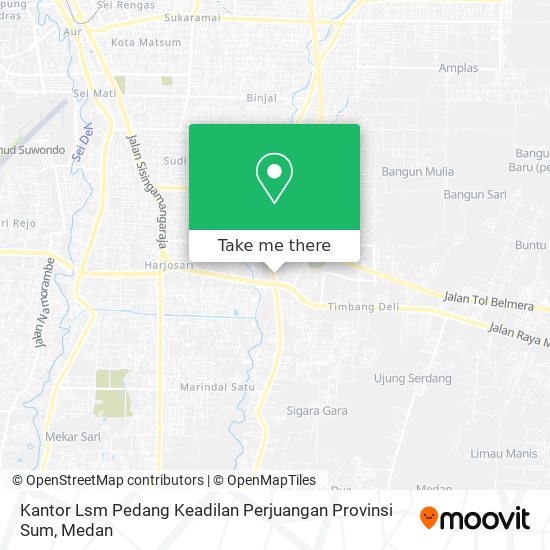Kantor Lsm Pedang Keadilan Perjuangan Provinsi Sum map