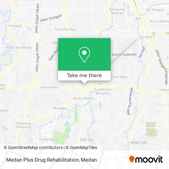 Medan Plus Drug Rehabilitation map