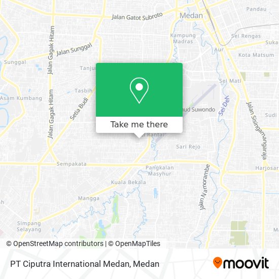 PT Ciputra International Medan map