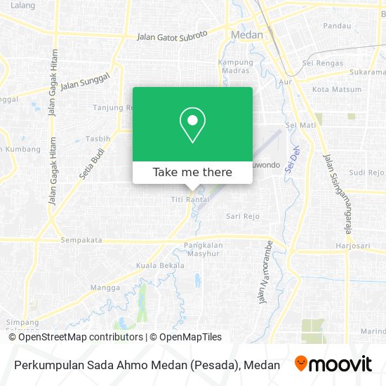 Perkumpulan Sada Ahmo Medan (Pesada) map