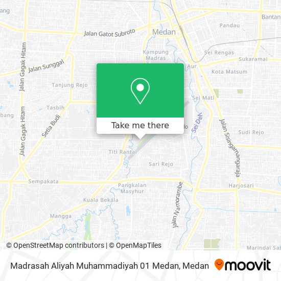 Madrasah Aliyah Muhammadiyah 01 Medan map