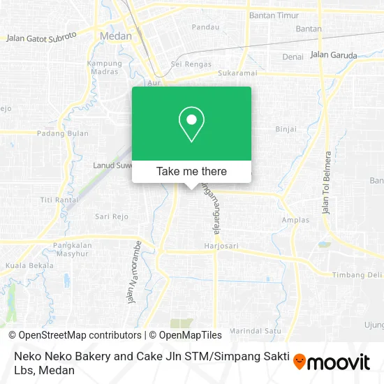 Neko Neko Bakery and Cake Jln STM / Simpang Sakti Lbs map