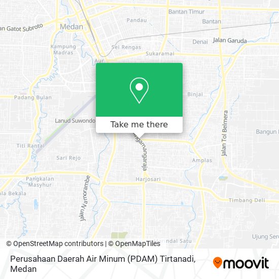 Perusahaan Daerah Air Minum (PDAM) Tirtanadi map