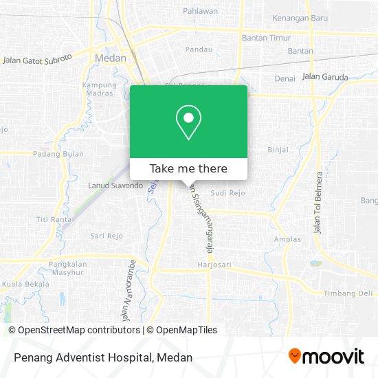 Penang Adventist Hospital map