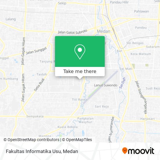 Fakultas Informatika Usu map