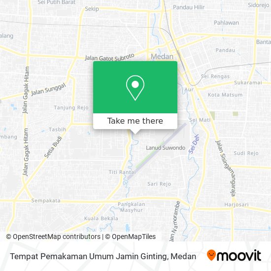 Tempat Pemakaman Umum Jamin Ginting map