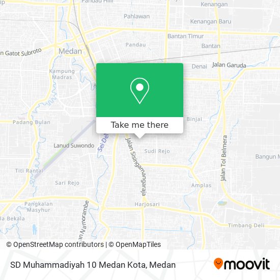 SD Muhammadiyah 10 Medan Kota map