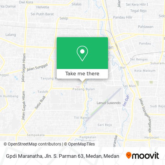 Gpdi Maranatha, Jln. S. Parman 63, Medan map