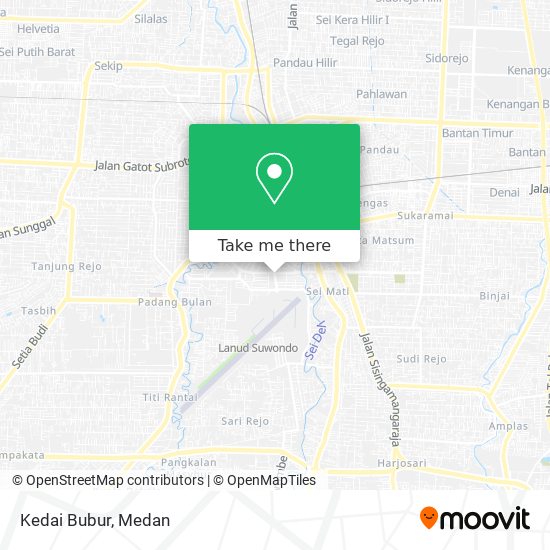 Kedai Bubur map