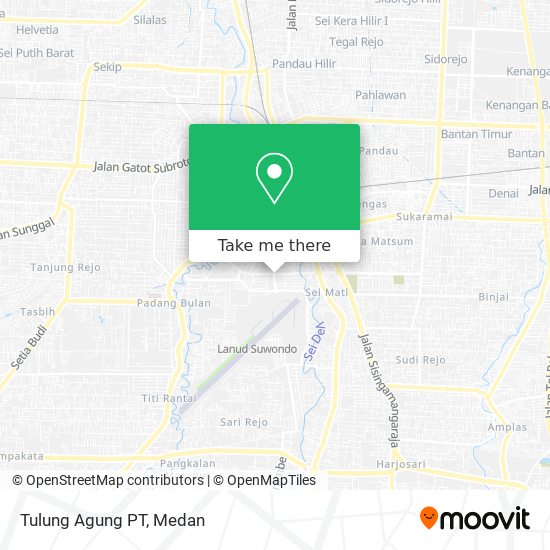 Tulung Agung PT map