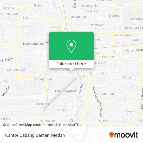 Kantor Cabang Banten map