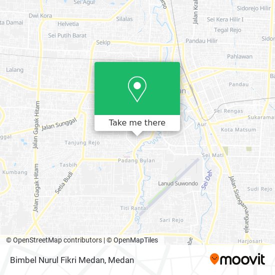 Bimbel Nurul Fikri Medan map