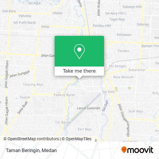 Taman Beringin map