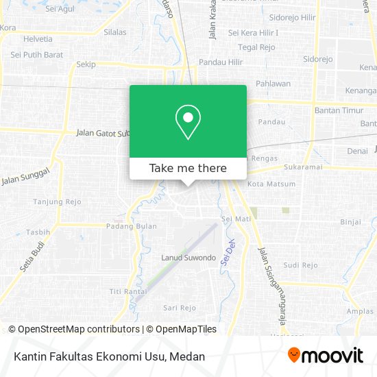 Kantin Fakultas Ekonomi Usu map