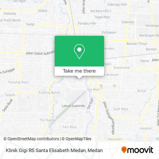 Klinik Gigi RS Santa Elisabeth Medan map