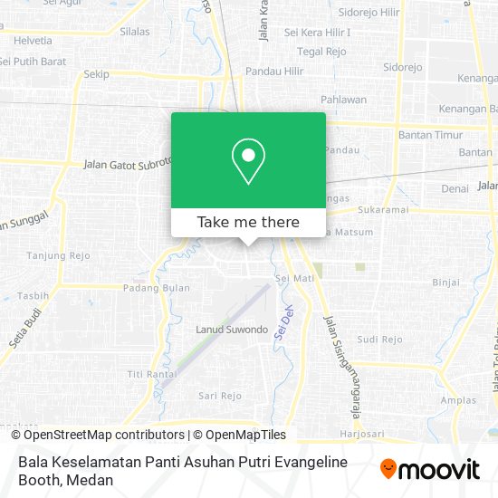 Bala Keselamatan Panti Asuhan Putri Evangeline Booth map