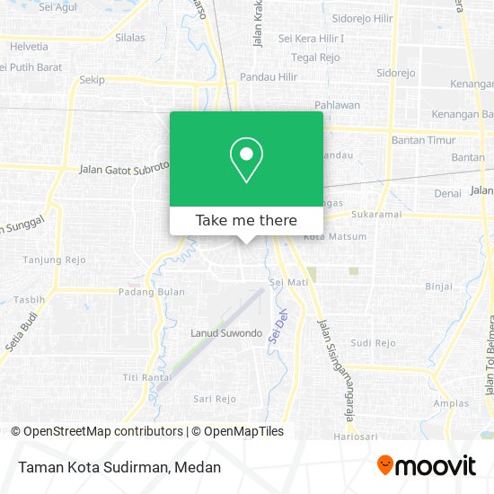 Taman Kota Sudirman map