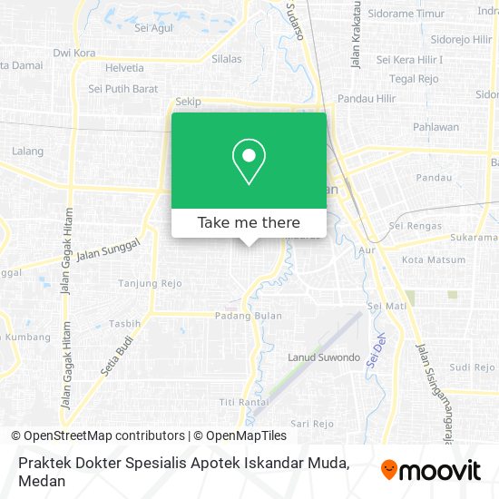 Praktek Dokter Spesialis Apotek Iskandar Muda map