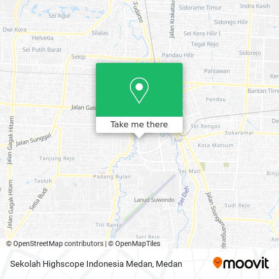 Sekolah Highscope Indonesia Medan map