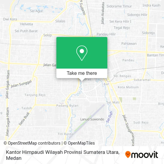 Kantor Himpaudi Wilayah Provinsi Sumatera Utara map