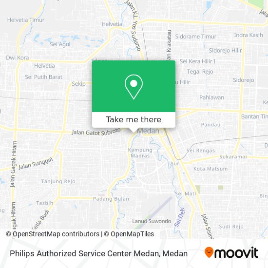 Philips Authorized Service Center Medan map