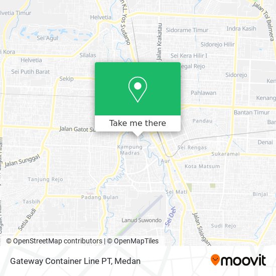 Gateway Container Line PT map