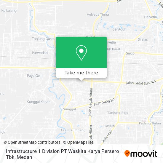 Infrastructure 1 Division PT Waskita Karya Persero Tbk map