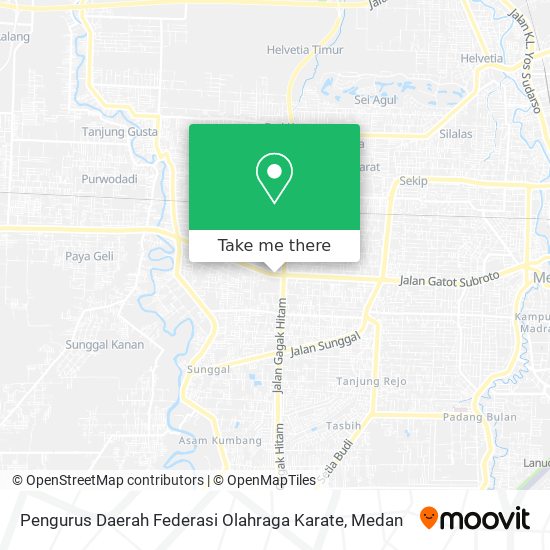 Pengurus Daerah Federasi Olahraga Karate map