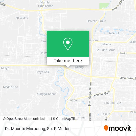 Dr. Maurits Marpaung, Sp. P map