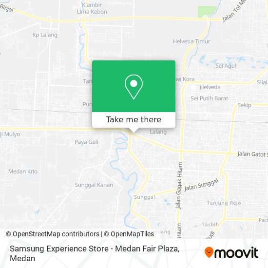 Samsung Experience Store - Medan Fair Plaza map