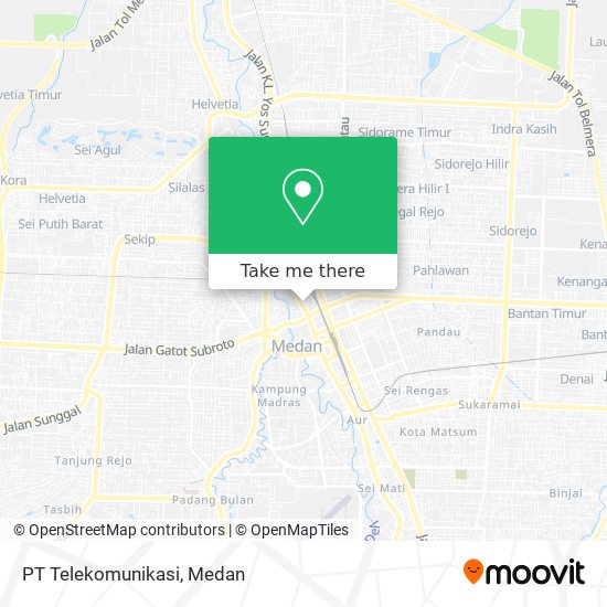 PT Telekomunikasi map