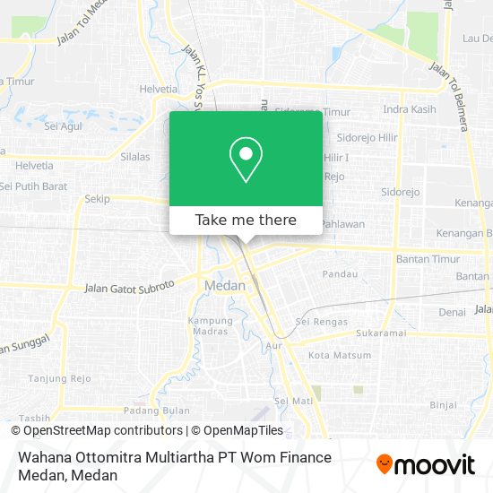 Wahana Ottomitra Multiartha PT Wom Finance Medan map