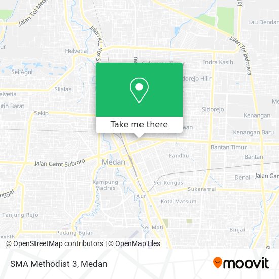 SMA Methodist 3 map