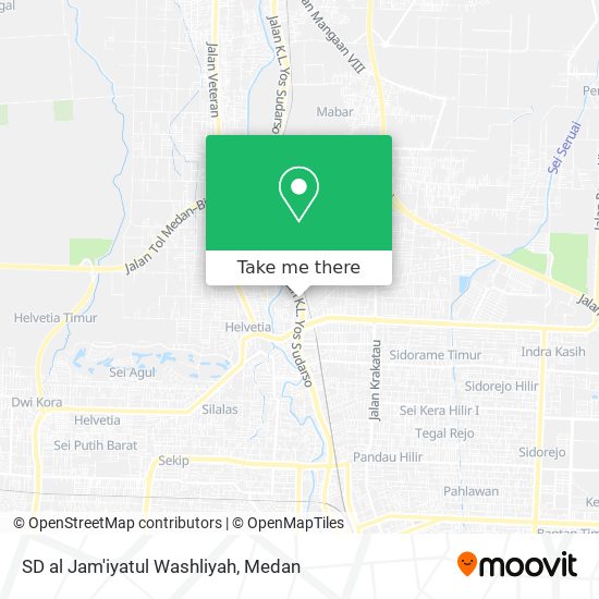 SD al Jam'iyatul Washliyah map