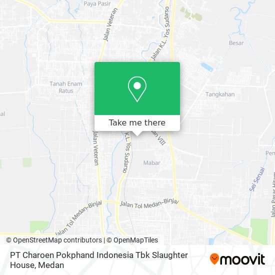 PT Charoen Pokphand Indonesia Tbk Slaughter House map