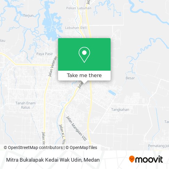 Mitra Bukalapak Kedai Wak Udin map