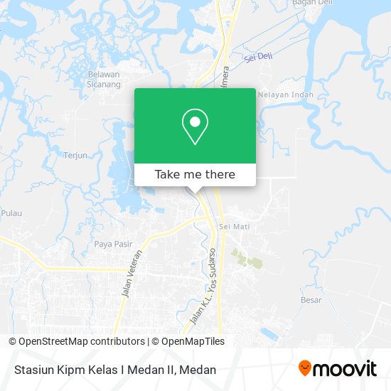 Stasiun Kipm Kelas I Medan II map