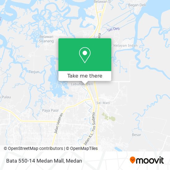 Bata 550-14 Medan Mall map