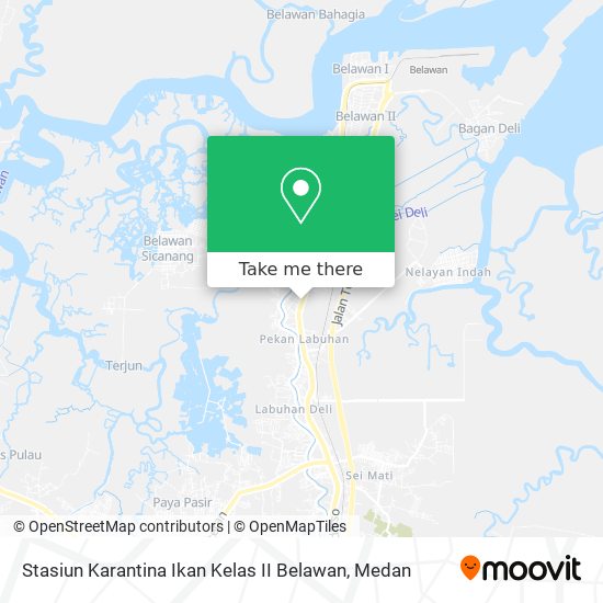 Stasiun Karantina Ikan Kelas II Belawan map