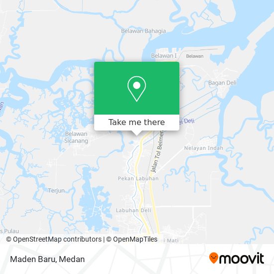 Maden Baru map