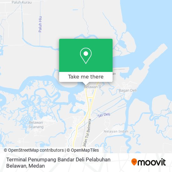 Terminal Penumpang Bandar Deli Pelabuhan Belawan map