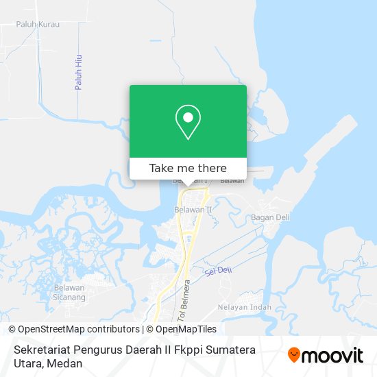 Sekretariat Pengurus Daerah II Fkppi Sumatera Utara map