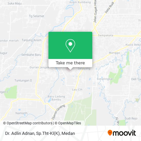 Dr. Adlin Adnan, Sp.Tht-Kl map